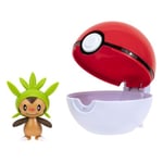 Pokémon Clip ‘N’ Go Chespin Includes 2-Inch Battle Figure and Poke Ball Accessory