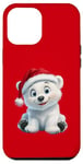 Coque pour iPhone 12 Pro Max Holiday Polar Bear