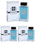 3 X Jazz Club Men's Perfume Eau De Toilette Spray Men's Fragrance Aftershave