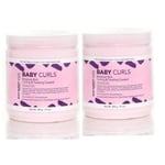 2x Aunt Jackie’s Baby Curls Moisture Rich Curling & Twisting Custard 426g