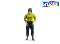 Bruder Toys 60405 Woman Farmer Model Driver Movable limbs & head For 1:16 Models