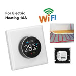 WiFi Smart Thermostat Weekly Programmable Controller 16A Knob APP Voice Control