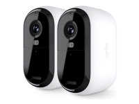 Arlo Essential Outdoor - Nettverksovervåkingskamera - utendørs - værbestandig - farge (Dag og natt) - 4 MP - 2560 x 1440 - lyd - trådløs - Wi-Fi (en pakke 2)