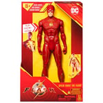 DC Comics The Flash - Figurine Interactive Flash Deluxe 30 Cm - Sons & Lumières - Revivez Les Aventures De l'homme A Grande Vitesse Et des Super Héros - Film The Flash - Jouet Enfant 3 Ans Et +