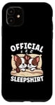 iPhone 11 Official Sleepshirt Boston Terrier Sleepyheads Napping Case