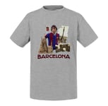 T-Shirt Enfant Barcelona Collage Ville Carte Postale Fc Barcelone