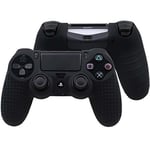 Le Noir - Housse De Protection Antidérapante En Silicone Pour Manette Sony Playstation4 Dualshock 4, Pour Ps4 Slim