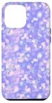 iPhone 12 Pro Max Pink & Purple Mosaic Aura Snowflakes Holiday Winter Pattern Case