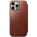 Nomad iPhone 16 Pro Max Modern Horween Leather Folio MagSafe Olde Dublin