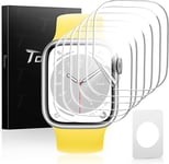 6 Pièces Protection Écran Pour Apple Watch Serie 6/5/4/Se 40mm, Sans Bulles Résistant Aux Rayures Hd Qualité Supérieure Transparent Tpu Souple Film Protecteur Pour Apple Watch 40mm[Yin144149]