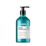 L'Oréal Professionnel, Shampoing Anti-Gras enrichi en AHA,-78% de Sébum et +24% de Volume, Soin Dermo-Purifiant pour Cuirs Chevelus & Cheveux Gras, Sans Silicone, 500ml