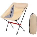 Chaise Pliante UltraléGèRe Portative de Lune Compacte ExtéRieure Chaise de PêChe Pliable Chaise de Camping de Pique-Nique Pliable, C