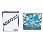 Lot de 2 Jeux : Sequence + Triomino Classic - Jeux de Société, d'Actions, d'Adresse et Rapidité pour Enfants - Set de Jeu Inédit - Jouez en Famille ou Entre Amis - 2+ Joueurs - 7+