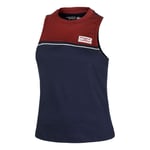 Lacoste Active Performance Débardeur Tank Top Femmes - Bleu Foncé , Rouge Foncé