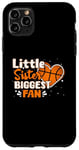 Coque pour iPhone 11 Pro Max Funny Little Sister - Grande fan de basket-ball pour filles