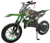 49cc Mini Dirt Motorbike Motocross Champion Scrambler GREEN Petrol Off Road