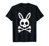 Funny Easter Pirate Jolly Roger Bunny Skull Rabbit Kids Boys T-Shirt