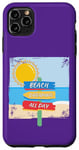 Coque pour iPhone 11 Pro Max Rêver à la plage toute la journée