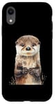 Coque pour iPhone XR Aquarelle Otter Baby