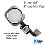 NEW iPhone 6S Complete Home Button Flex Cable Replacement - Silver/White