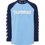 hummel Boys Langærmet T-shirt Børn - Blå - str. 128