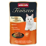 Ekonomipack: Animonda Vom Feinsten Adult Mix Filet 18 x 85 g - Anka & kalkonfilé