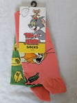 BNWT TOM & JERRY Cheese Socks  Pink Green  Size 6 - 8