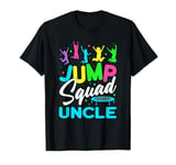 Jump Squad Uncle Trampoline Bounce Birthday Trampolining T-Shirt