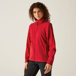 Regatta Professional Women's Micro Lightweight Full Zip Fleece Classic Red, Size: 8