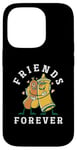 Coque pour iPhone 14 Pro Hot-dogs Mustard Love de Friends Forever