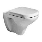 Geberit - Abattant wc renova plan charnières inox blanc