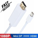 Mini DP Display Port to HDMI Male Thunder Bolt Cable Adapter For MacBook Air Pro