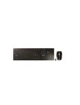 CHERRY DW 9100 SLIM - Ensemble clavier et souris - sans fil - 2.4 GHz, Bluetooth 4.2 - Suisse - noir/bronze
