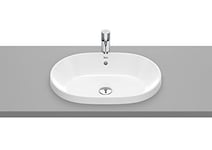 Roca, The Gap A3270Y5000 Bassine ronde Blanc 550 x 390 x 40 mm