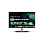 SPC Smart Monitor 27 – Écran PC Android TV Full HD 27", Haut-parleurs intégrés, connectivité Mobile, Design Ultra-Fin, télécommande et accès au Contenu en Streaming (Netflix, Prime Video, Youtube)