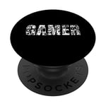 GAMER VINTAGE JEUX VIDÉO VINTAGE JEUX VIDÉO CLASSIQUES GAMER PopSockets PopGrip Adhésif