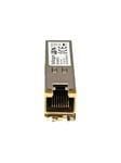 StarTech.com MSA-yhteensopiva Gigabit Copper RJ45 SFP -lähetin-vastaanotin - 1000Base-TX - 100m - SFP (mini-GBIC) lähetinvastaanotinmoduuli - Gigabit Ethernet