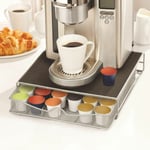 Coffee Pod Machine Drawer Stand & Dolce Gusto Nespresso Capsule Storage Holder 