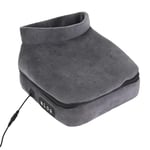 SENSLY, SB0005, Masseur Shiatsu Multiposition Noir Gris Foncé, Relaxation et Détente Optimales, Intensité Personnalisable, Modes Saccadé ou Continu, Lumière Relaxante, Utilisation Polyvalente