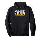 Swimming Keeps Me Sane Aquatic Life Pullover Hoodie