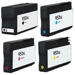 Non-OEM 4x Inks Fits For HP 950XL 951XL For Officejet Pro 8600 8600 Plus 8100e