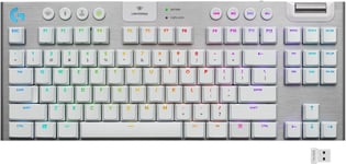 G915 TKL clavier RF sans fil + Bluetooth QWERTY US International Blanc