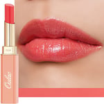 Oulac Rouge a Levre et Baume a Levre 2 in 1 - Rouge à Lèvres Corail Juteux et Brillant, Soin Pour Les Lèvres, Hydrate les Lèvres Sèches, Gercées et Abîmées, Vegan (04) Deep Kiss