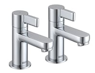 Bristan CLI 1/2 C Clio Basin Pillar Taps, Chrome