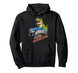 Monster Truck Toddlers Family Birthday Train Trex Dinosaur Pullover Hoodie