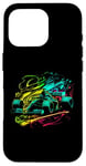 Coque pour iPhone 16 Pro Équipement de voiture Formula Race pour les fans et les pilotes de course à roues ouvertes