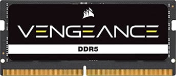 CORSAIR VENGEANCE SODIMM DDR5 RAM 32GB (1x32GB) 4800MHz CL40 Intel XMP iCUE Compatible Computer Memory - Black (CMSX32GX5M1A4800C40)