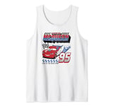 Disney Pixar Cars Lightning McQueen Americana Car Race Tank Top