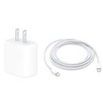 For iPhone 15 Plus Pro USB-C Type C 20W Charging Adapter Plug Charger Cable 2m