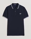 Fred Perry Twin Tipped Polo Shirt Navy/White